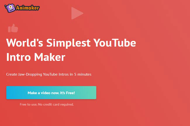 how to make a youtube intro animation using animaker