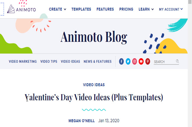 valentine video maker