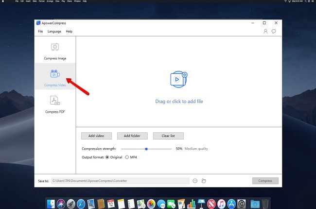 how to compress a video on mac