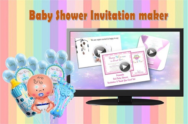 baby invitation video maker