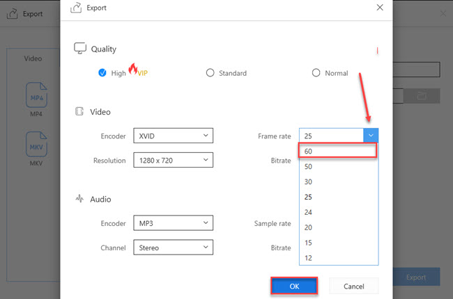 convert video to 60 fps