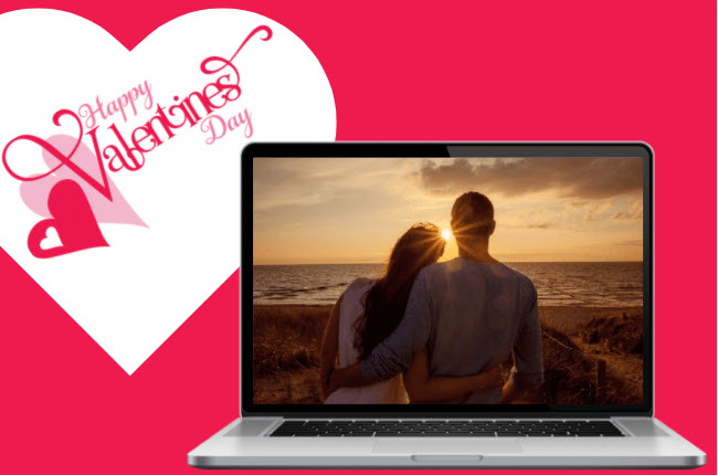 valentine video maker