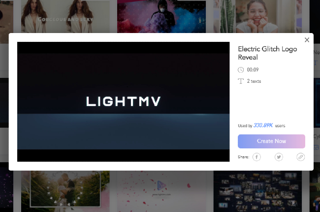 lightmv best after effect logo template