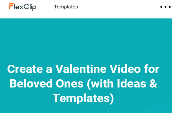 valentine video maker