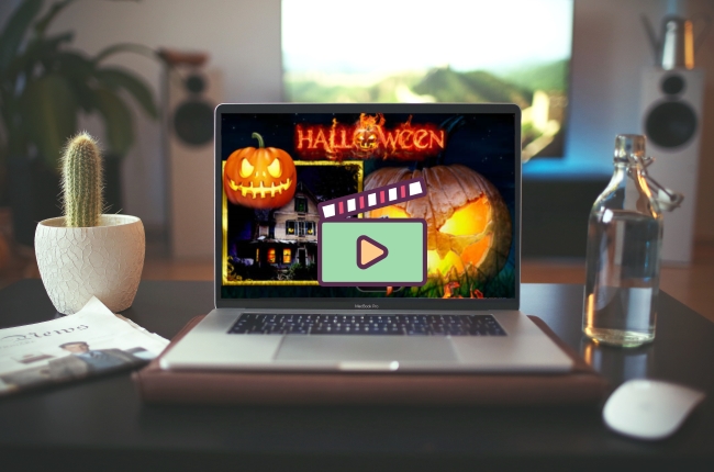 make Halloween video