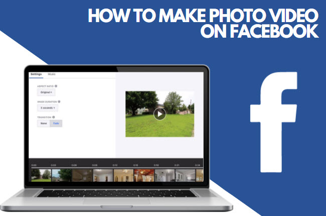 how to make a photo video on facebook