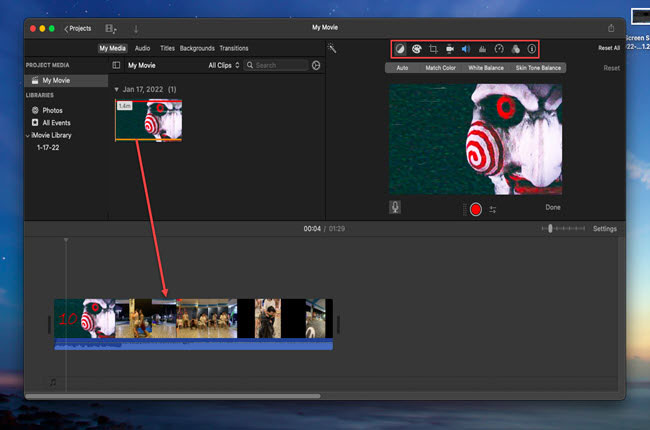 how to fade audio in imovie