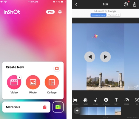 Instagram story editor