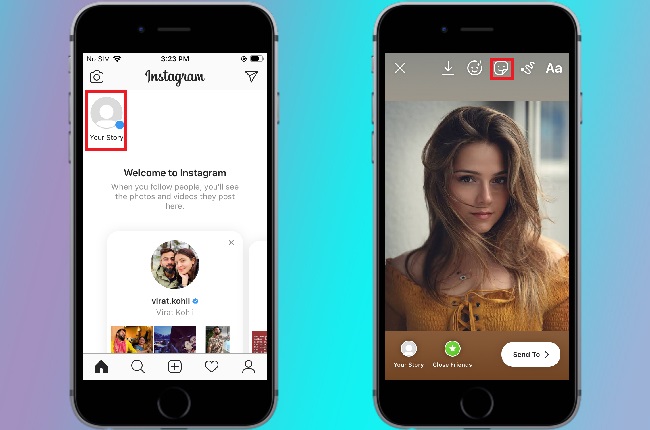 add music to instagram photo