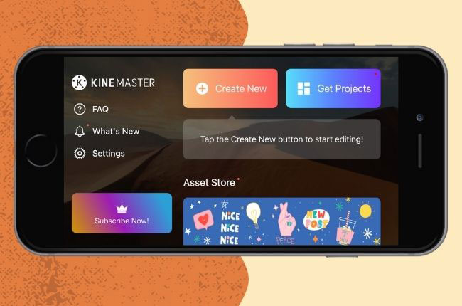 easter video maker named kinemaster