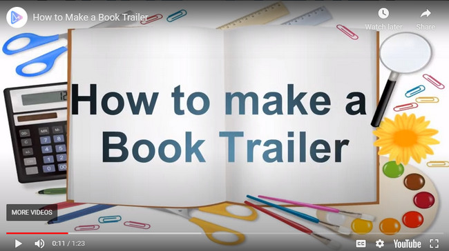 how to make a book trailer