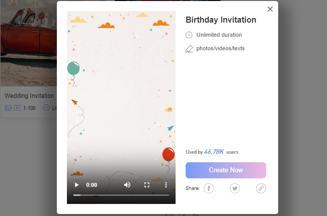 invitation video maker