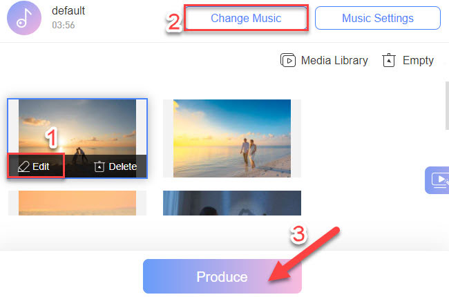 convert portrait video to landscape using lightmv