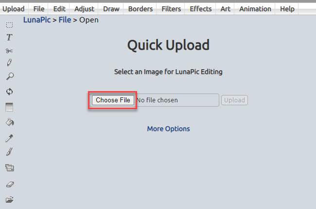 turn photos into cartoon with lunapic