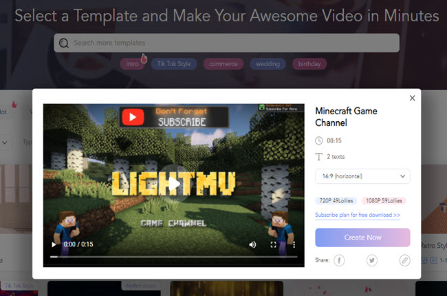 YouTube outro templates