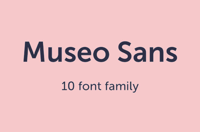 best meme fonts named museo sans