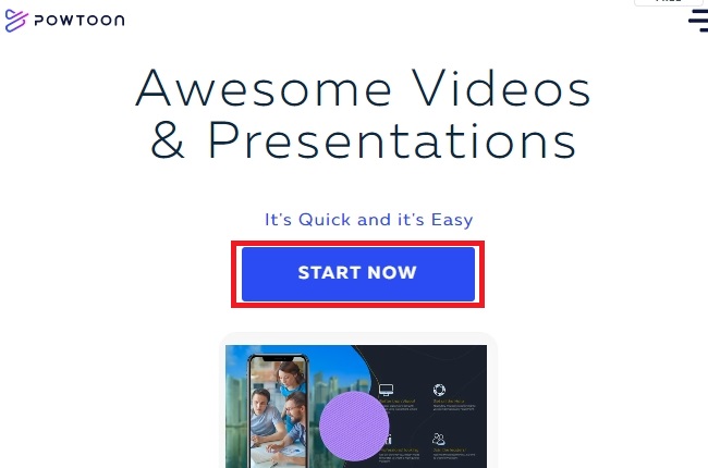 business presentation video maker