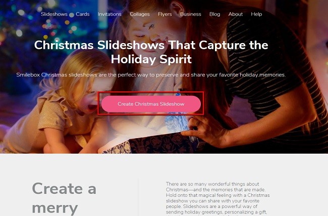 christmas photo video maker