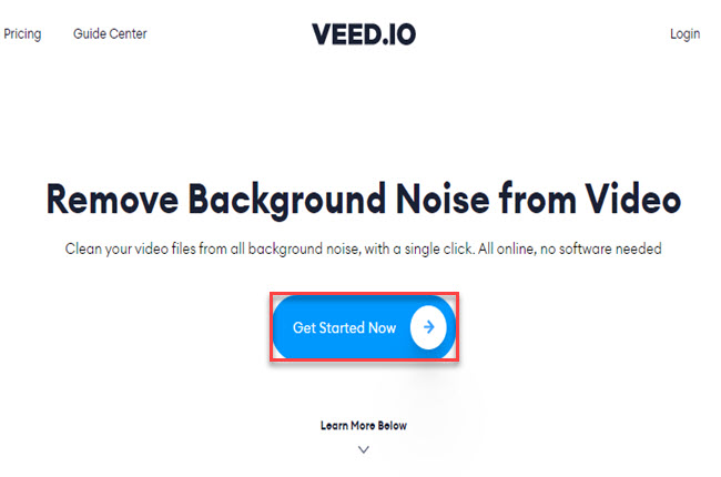 how to remove background noise from video