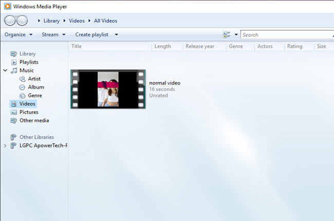 quicktime alternative named windows media player